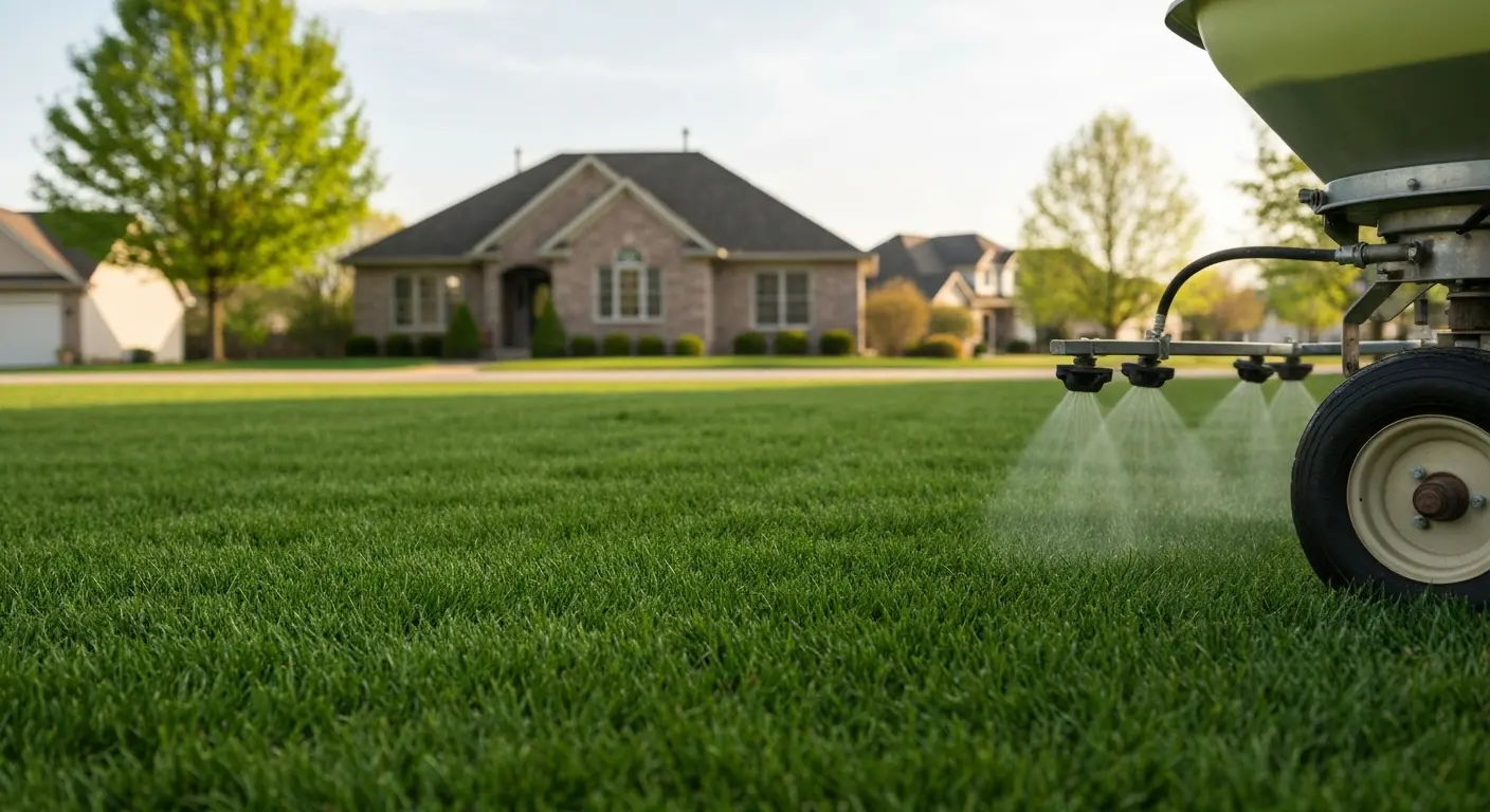 Lawn fertilization treatment