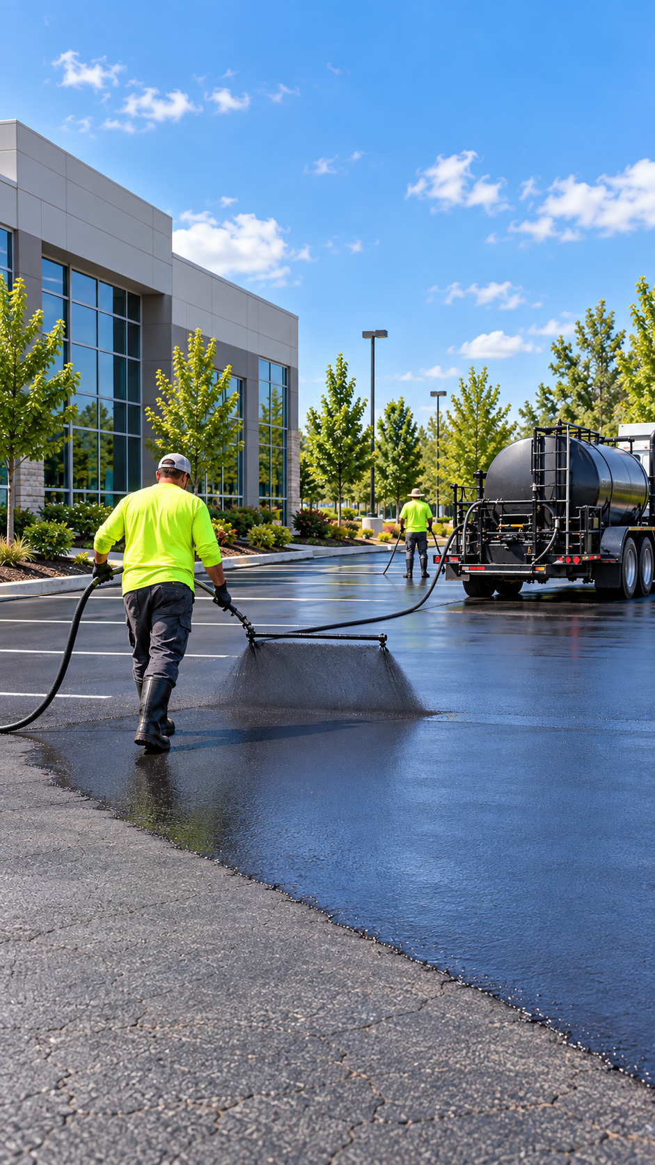  Asphalt Sealcoating