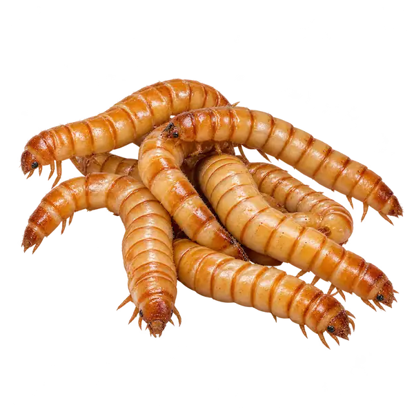 Live mealworms for reptiles, birds and exotic pets