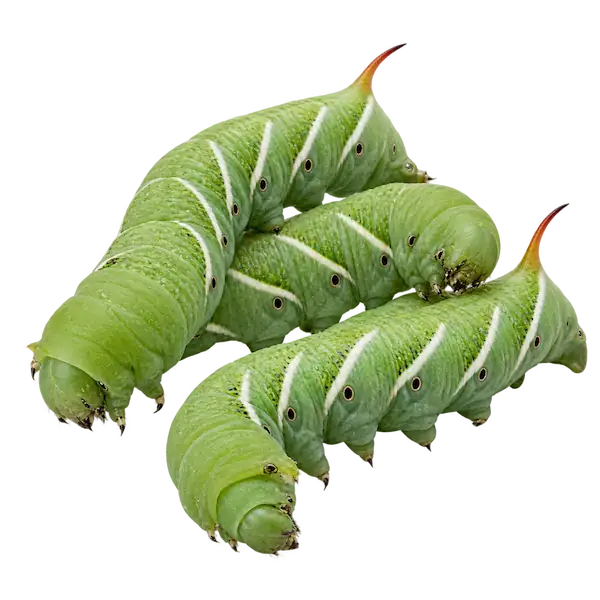 Live hornworms for reptiles and exotic pets