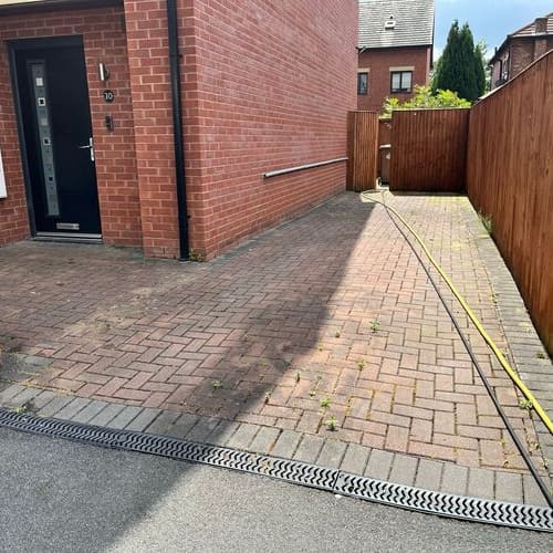 Before Patio Cleaning Manchester