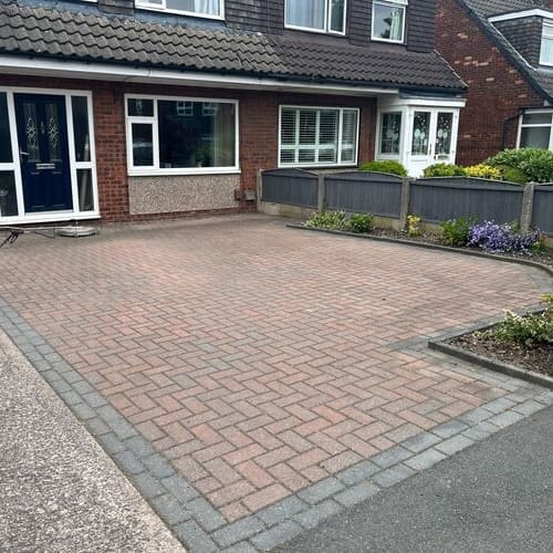 Before Patio Cleaning Manchester