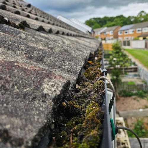 Before Gutter Cleaning Manchester