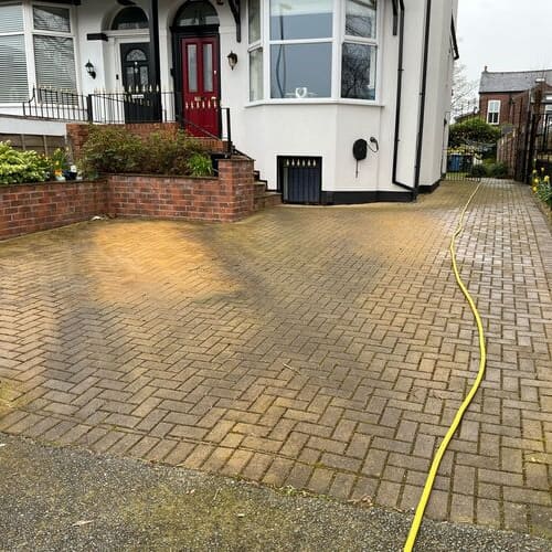 Before Paving Cleaning Manchester