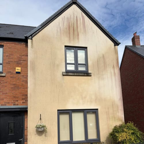 Before Patio Cleaning Manchester