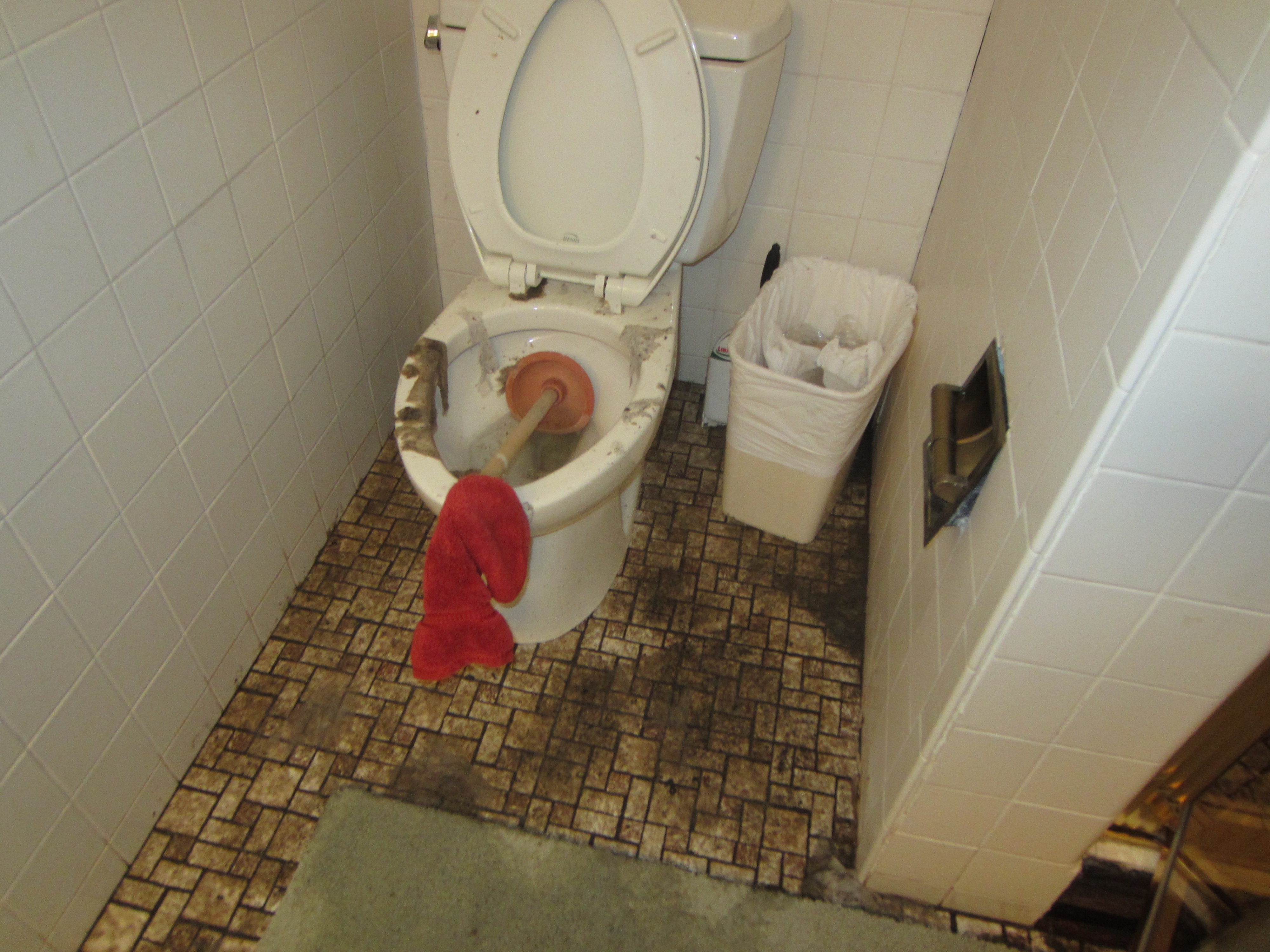 swage overflow cleanup