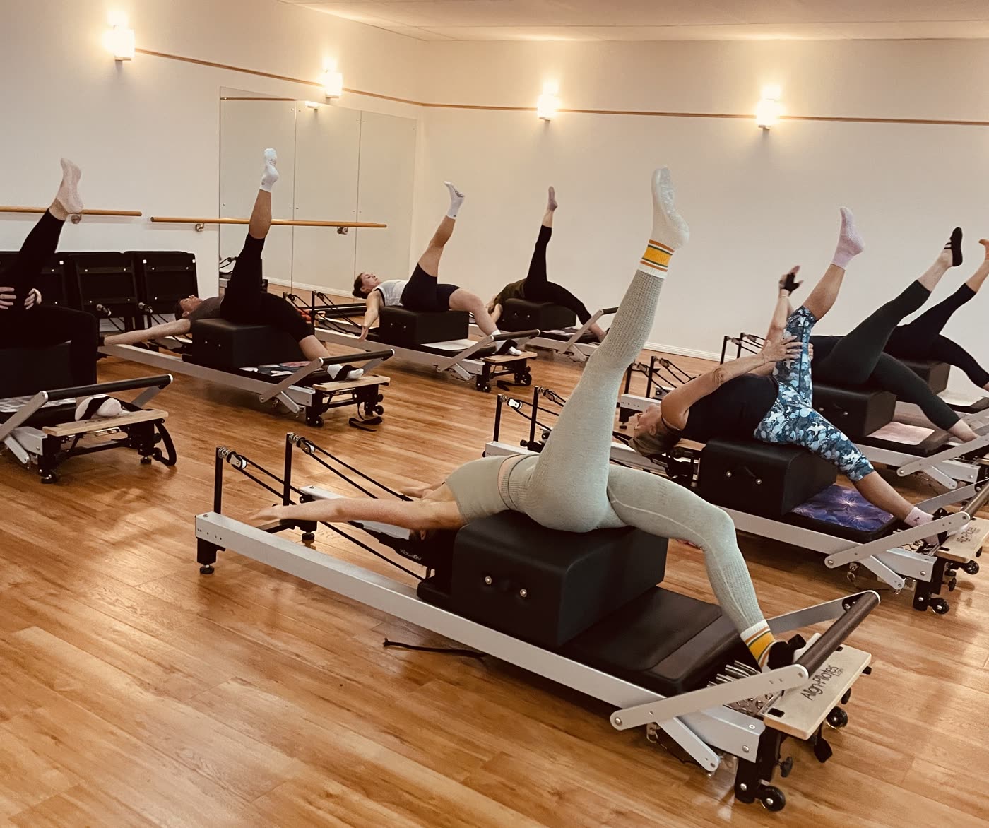 A reformer class at This Is Pilates Bathurst