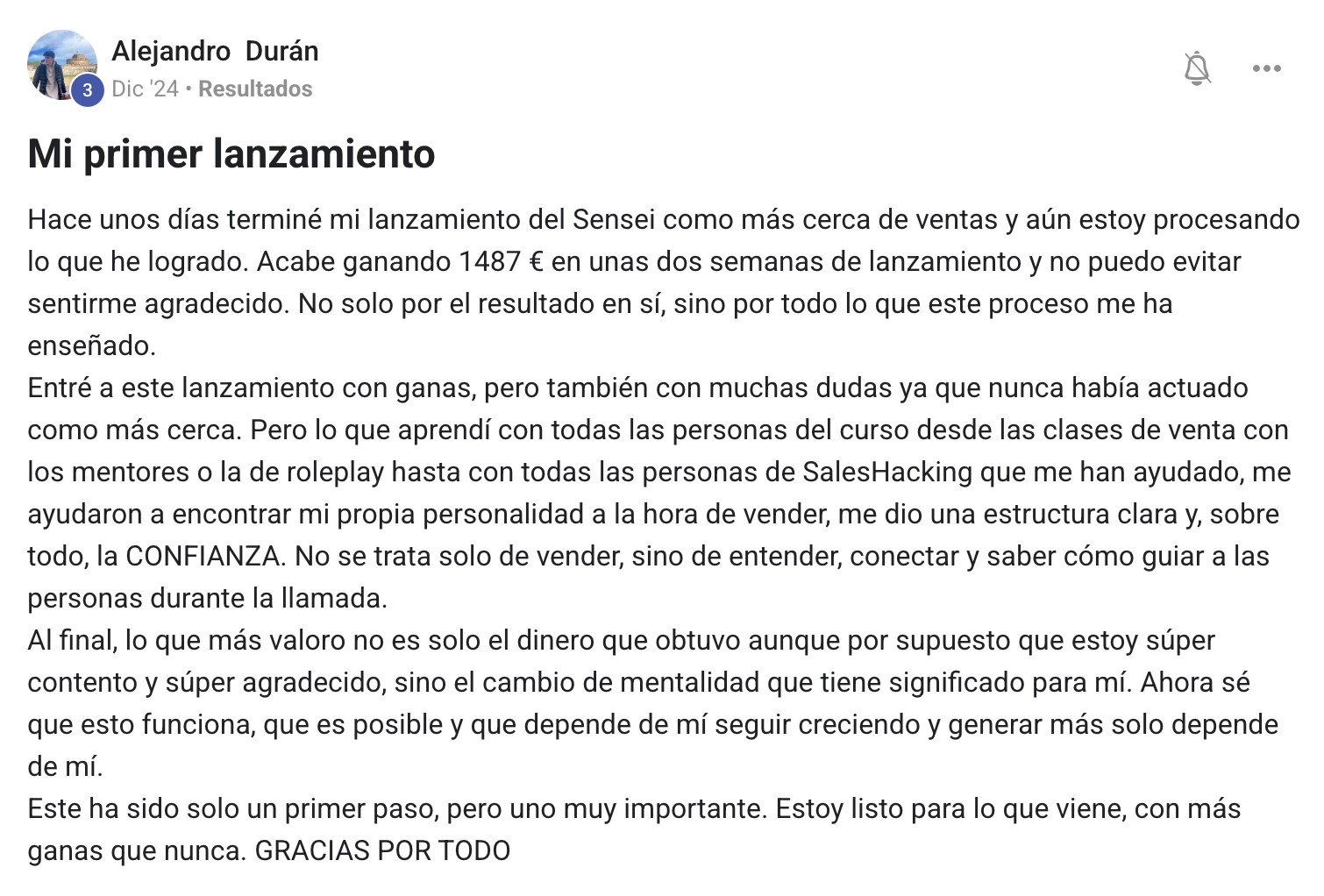 Testimonio