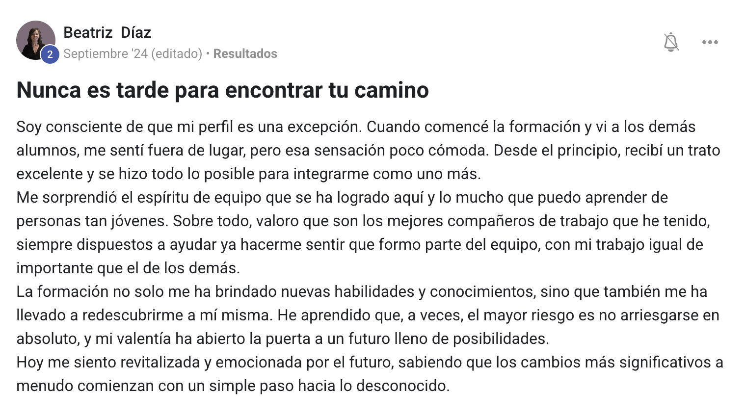 Testimonio