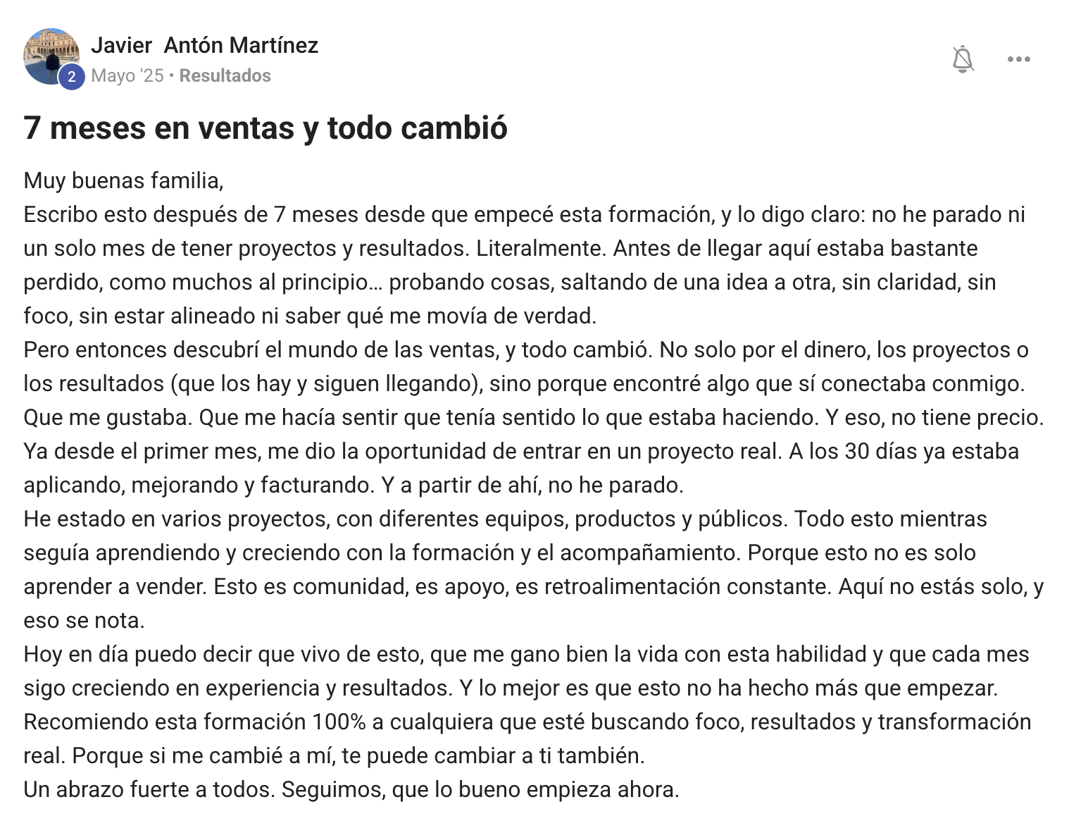 Testimonio