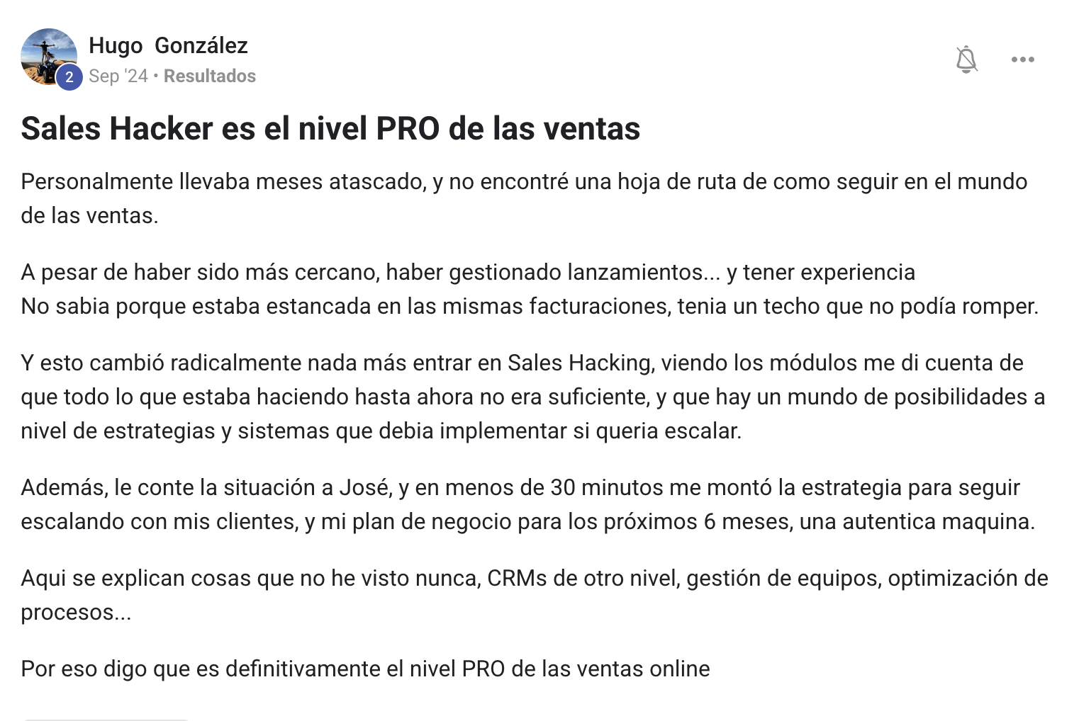 Testimonio