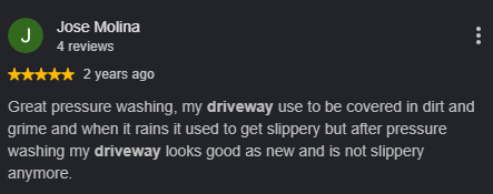 Customer review 14 for Liquid Magic Exterior Cleaning Service