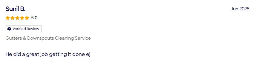 Customer review 6 for Liquid Magic Exterior Cleaning Service