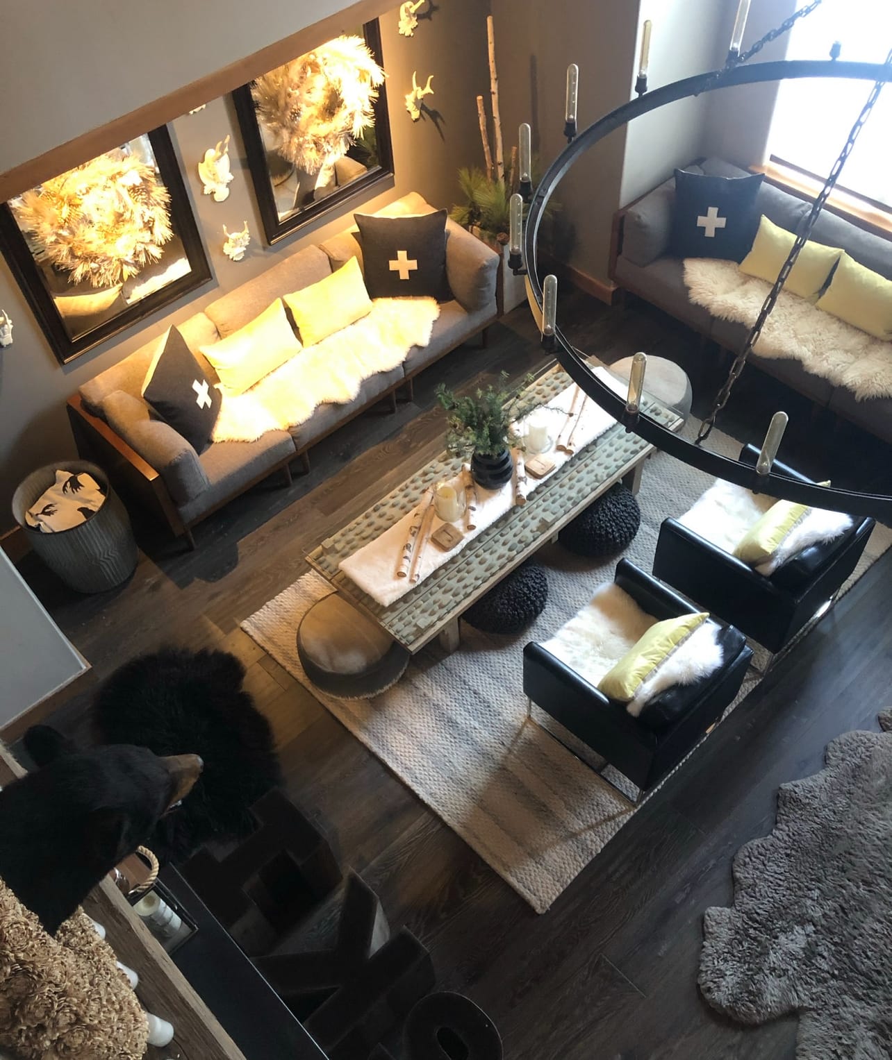 Lake Tahoe winter retreat setting