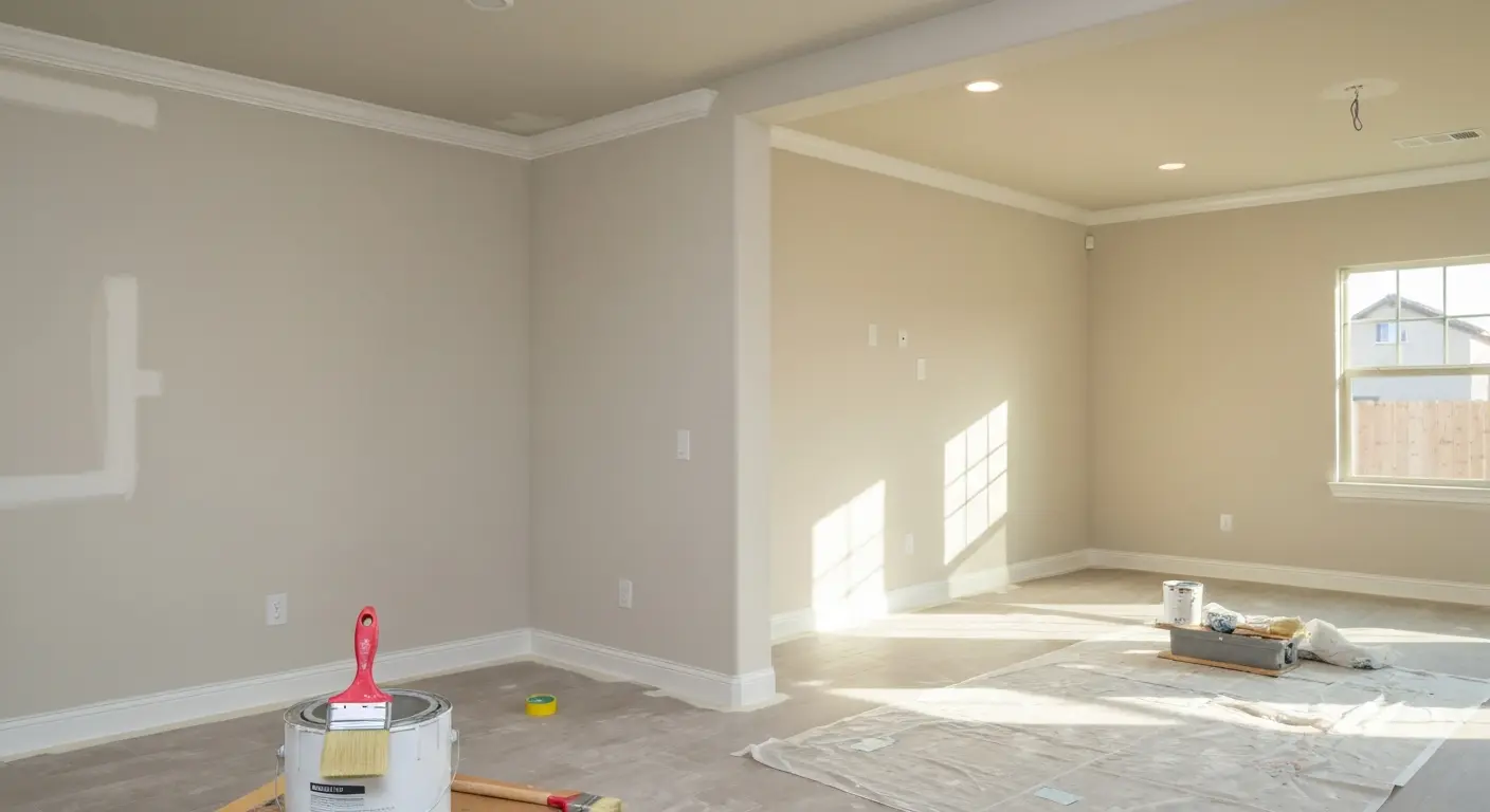 Interior painting in Dayton home