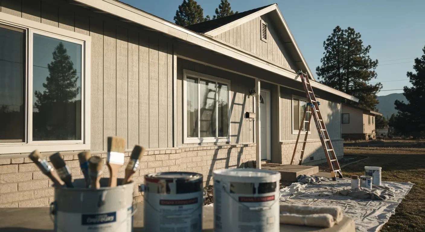 House exterior painting project