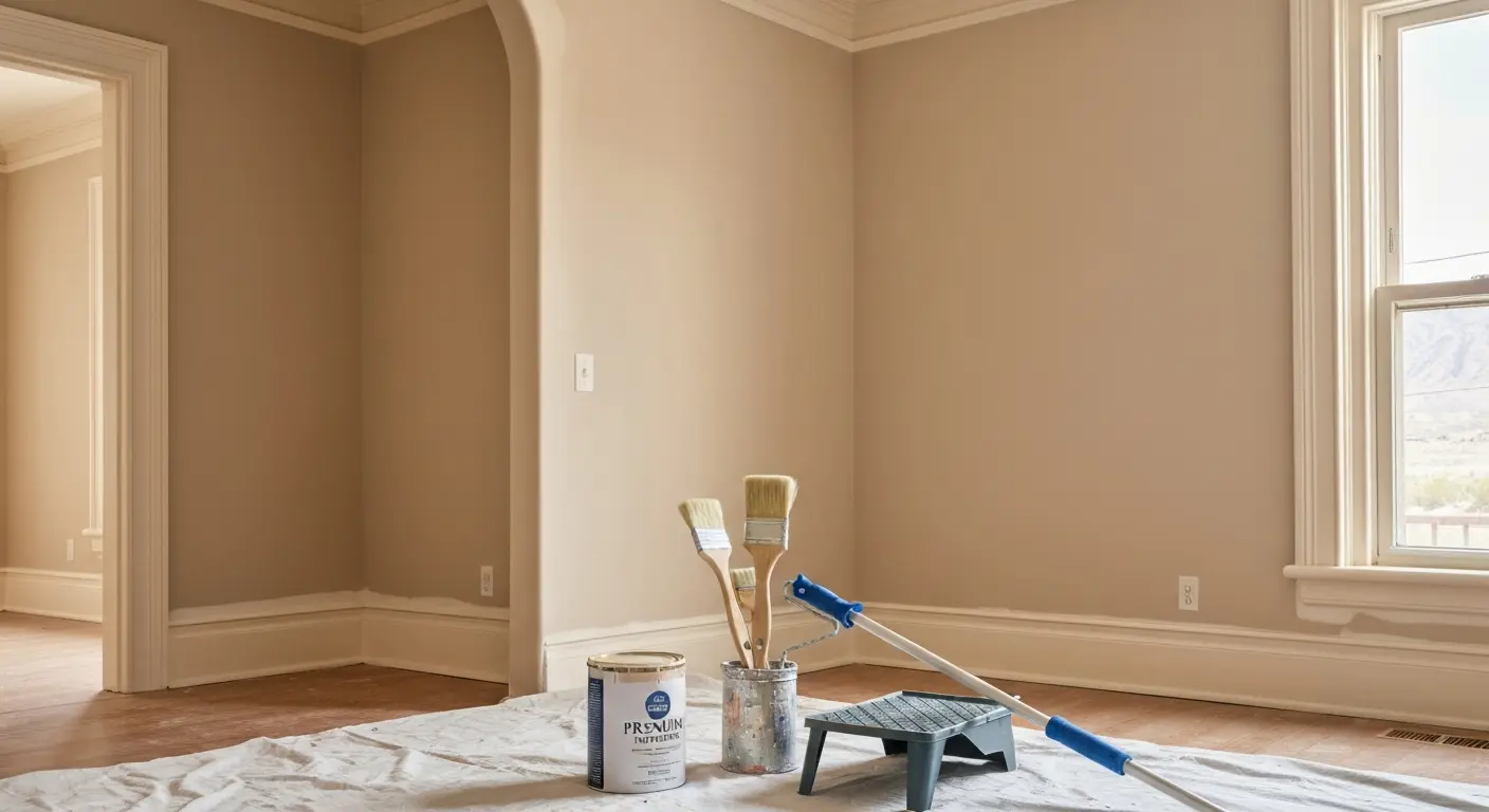 Interior residential painting project