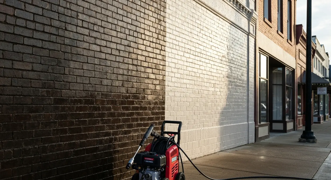 Commercial powerwashing service