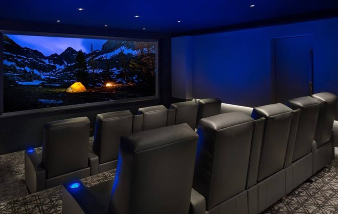 Custom home theater installation