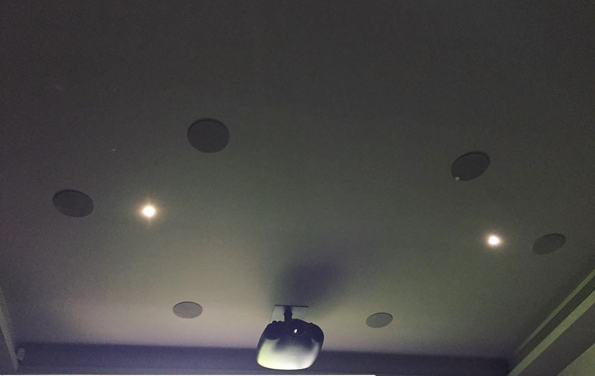 Dedicated home cinema room