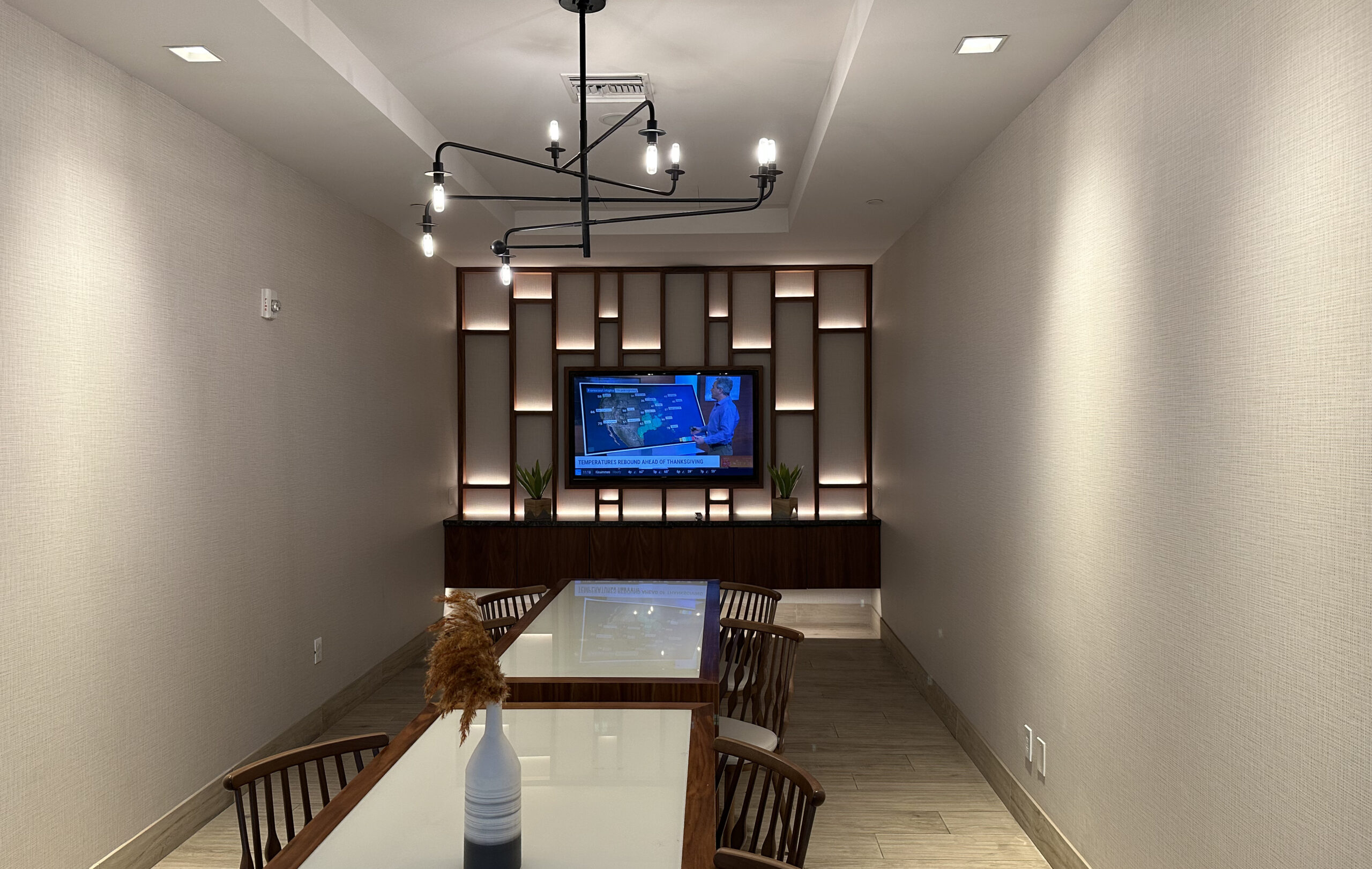 Commercial conference room AV