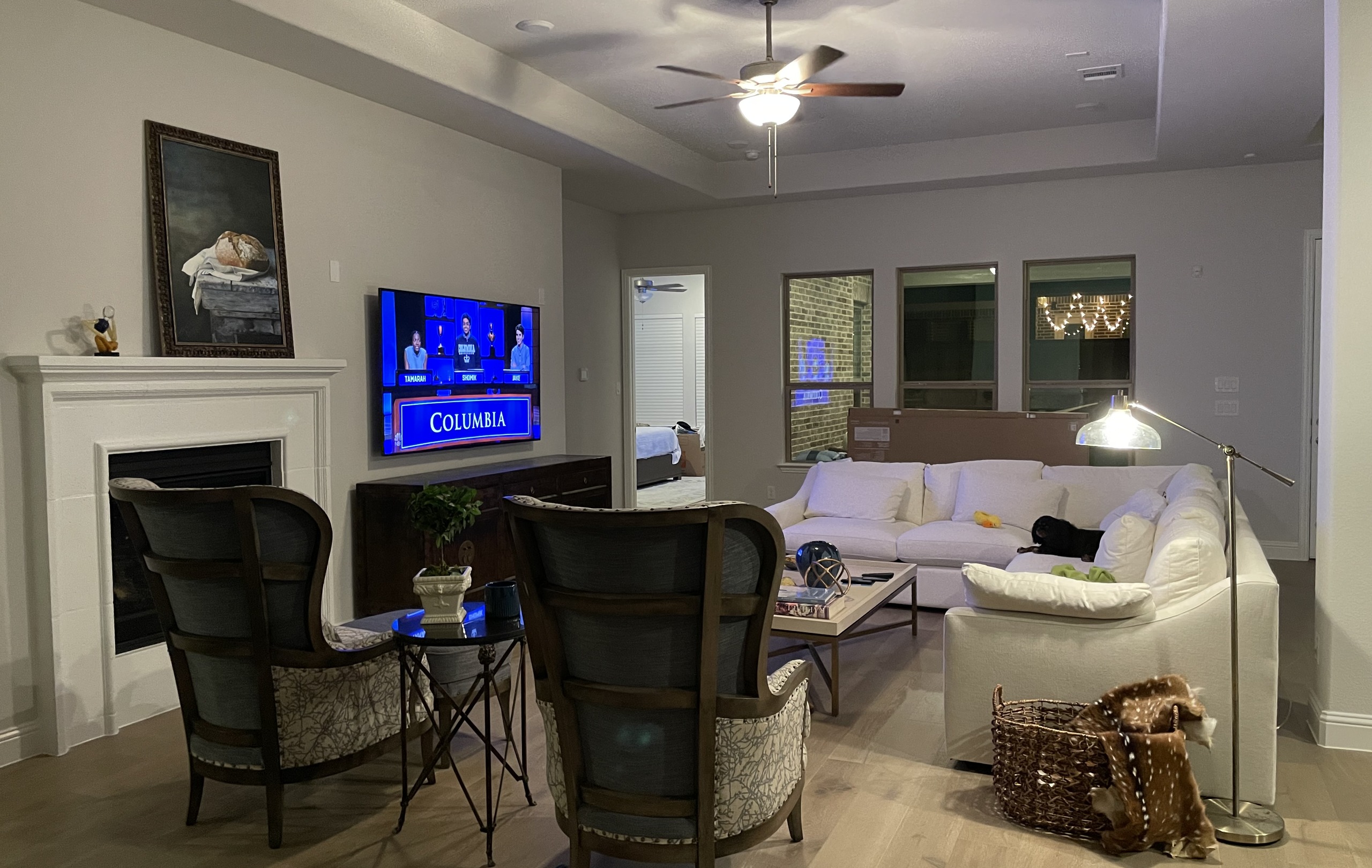 TV and surround sound installation
