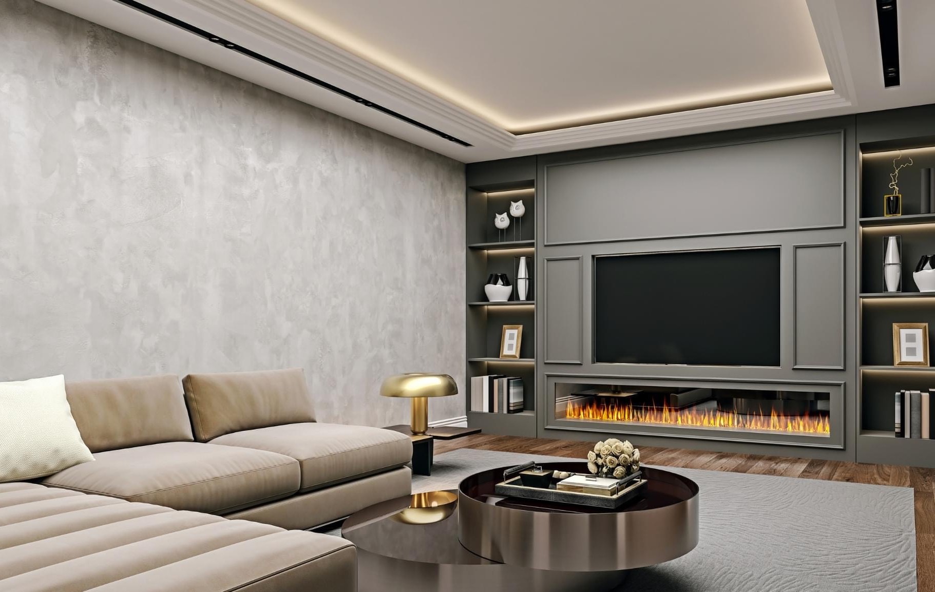 TV above fireplace installation