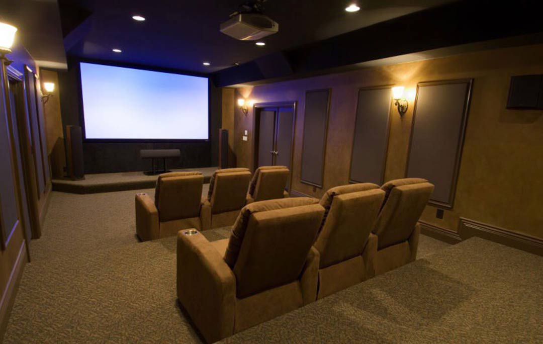 Dedicated home theater room