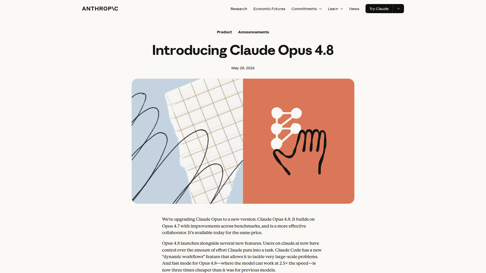 Featured image for Claude Opus 4.8