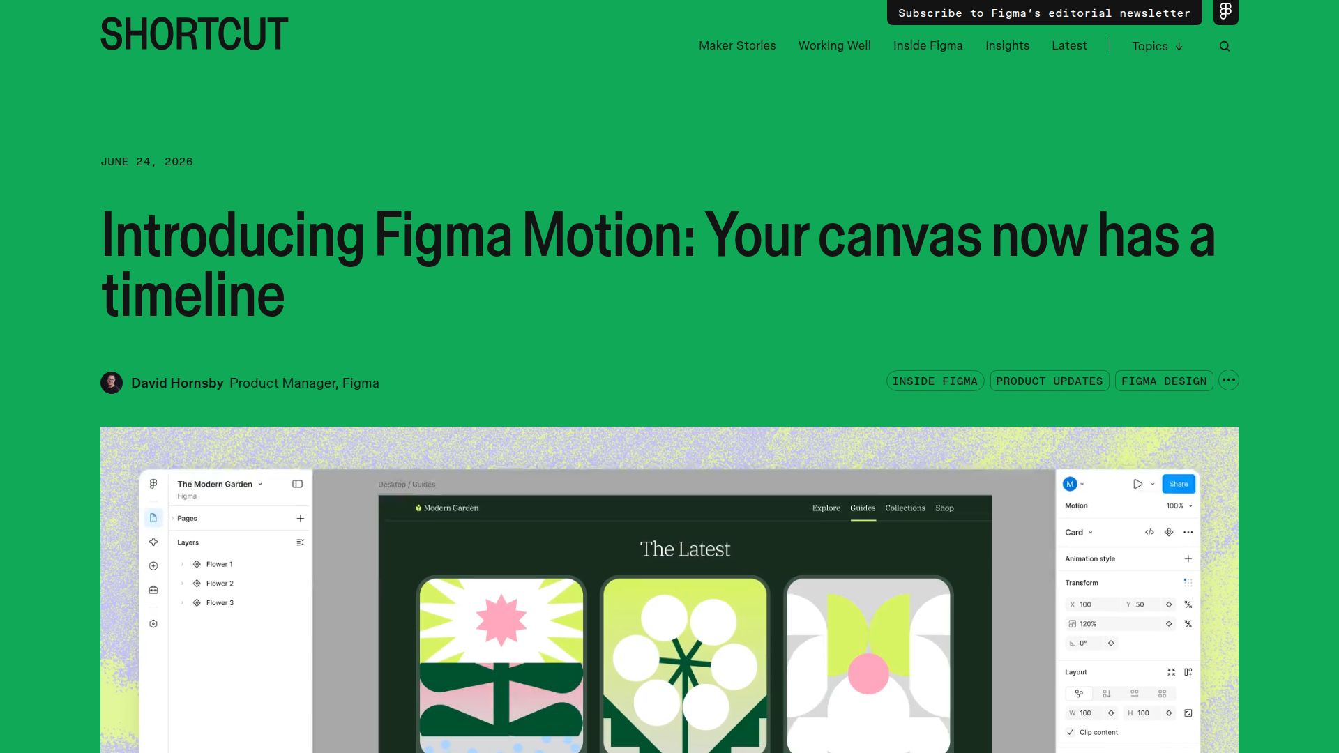 Featured image for Figma Motion