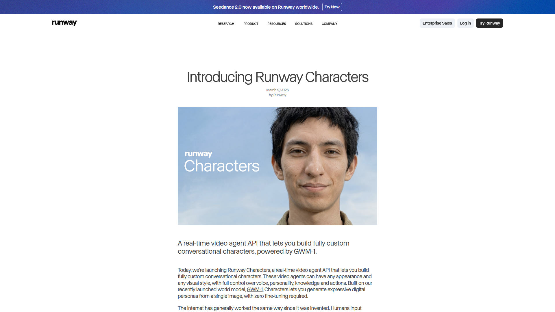 Featured image for Runway Characters