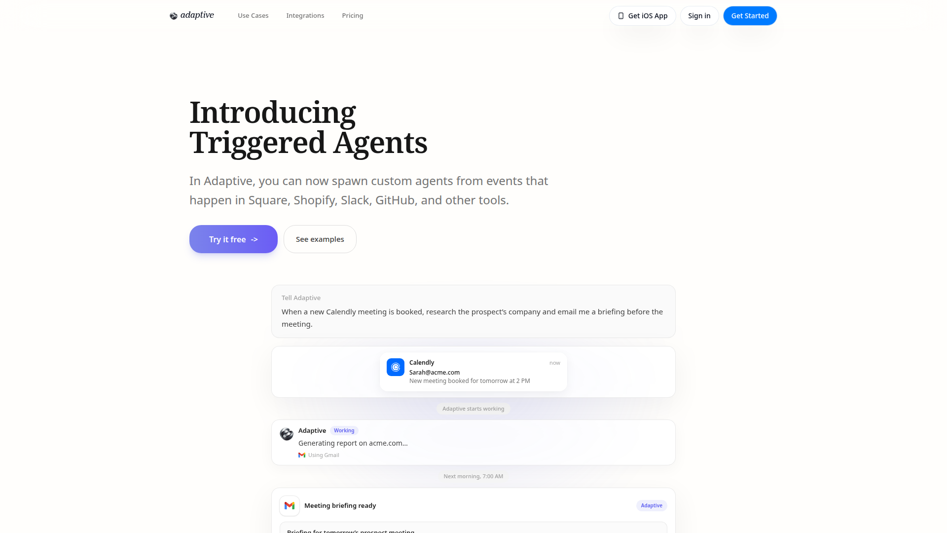 Featured image for Adaptive AI Triggered Agent
