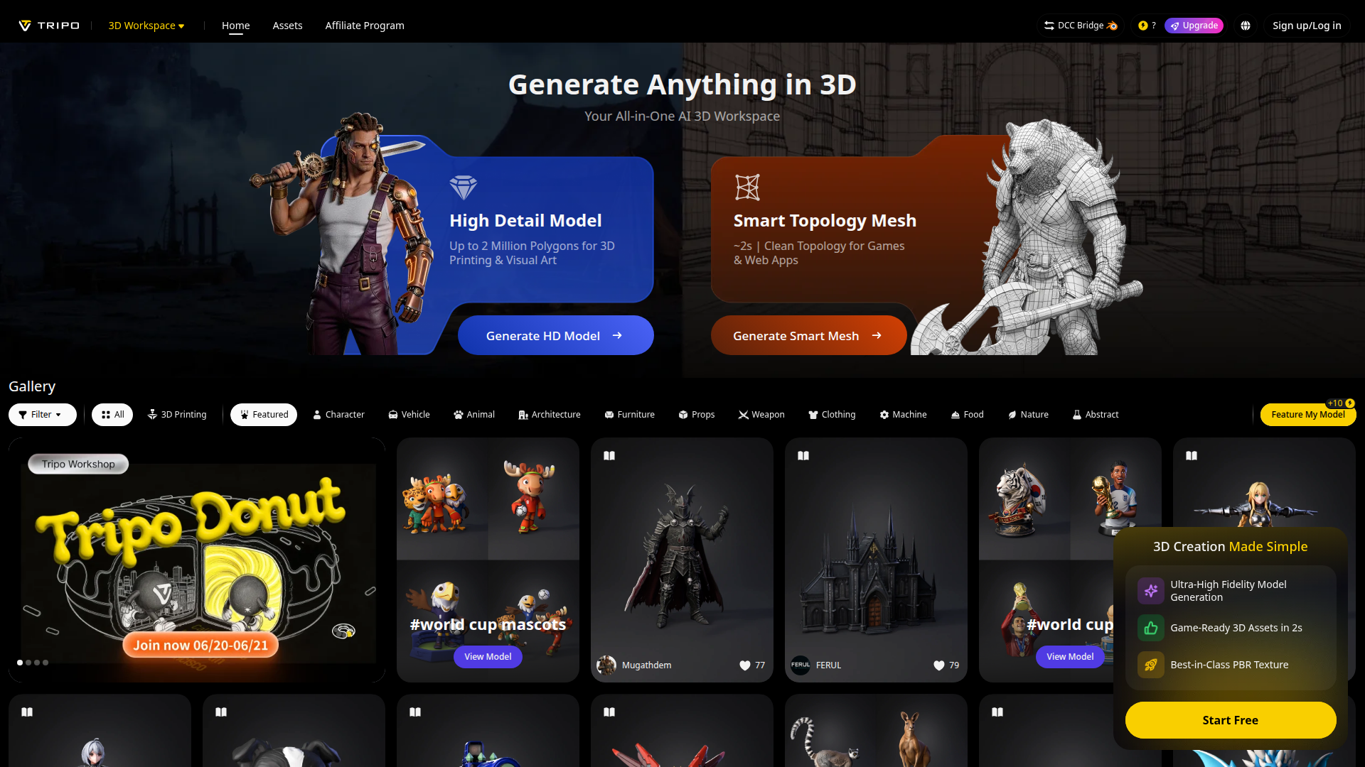 Featured image for Tripo 3d
