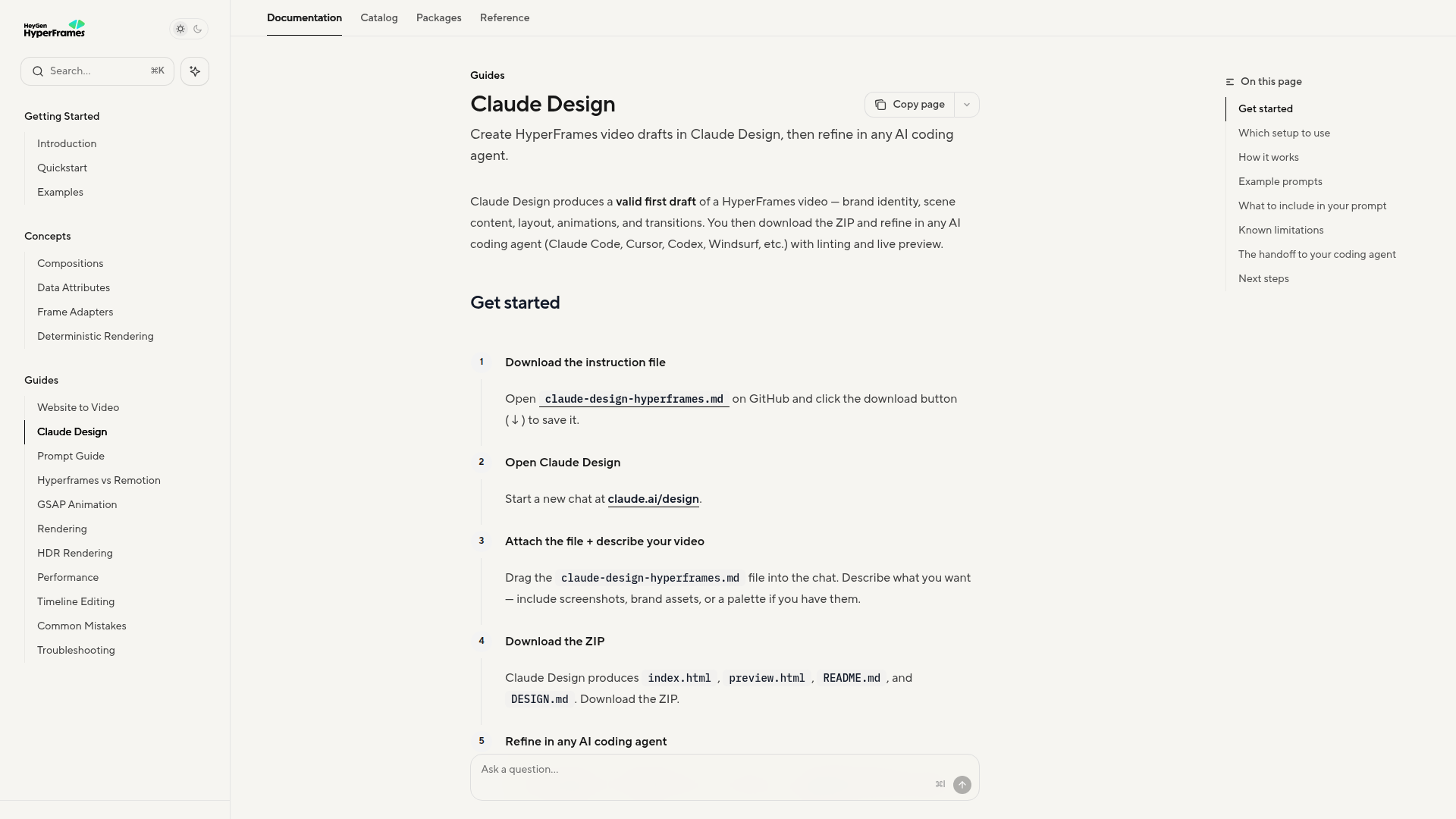 Featured image for Heygen HyperFrames in Claude Design