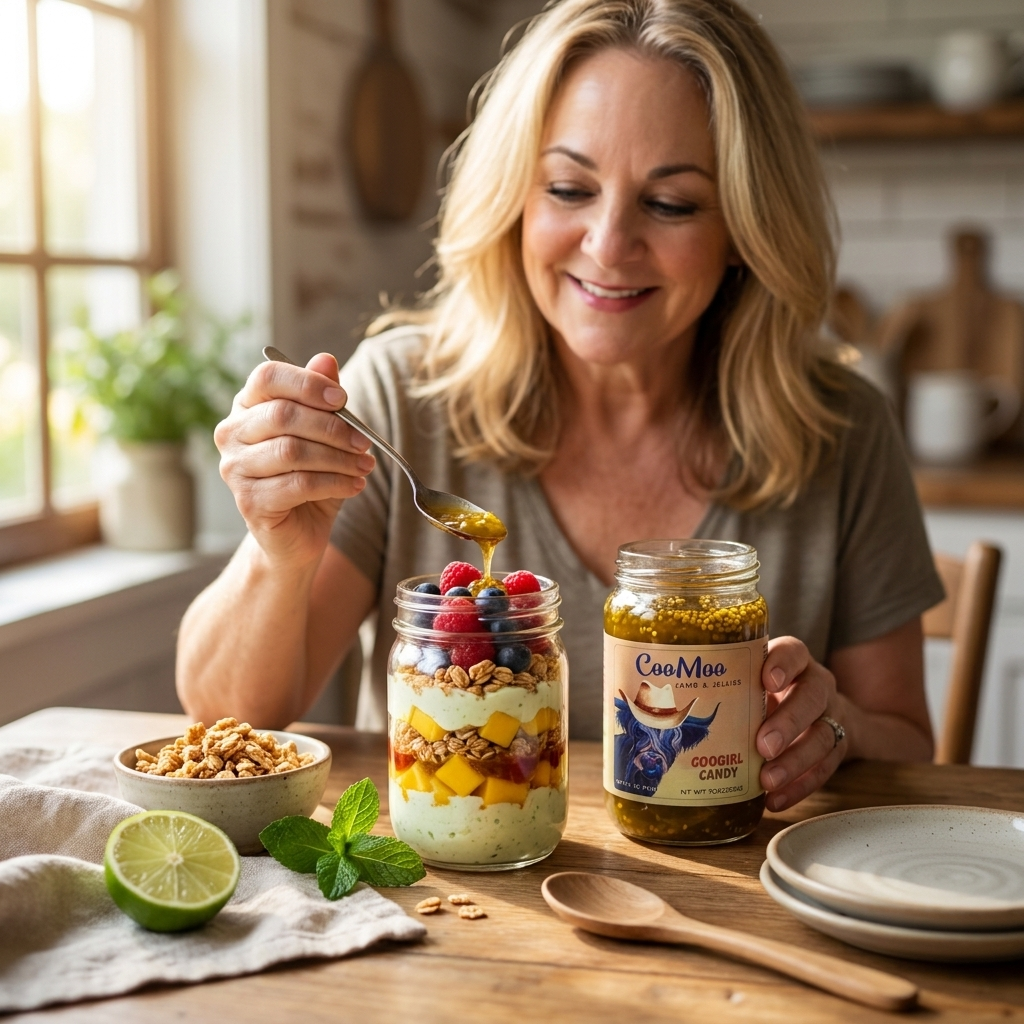 Coogirl Candy Sweet-Spicy Breakfast Parfait