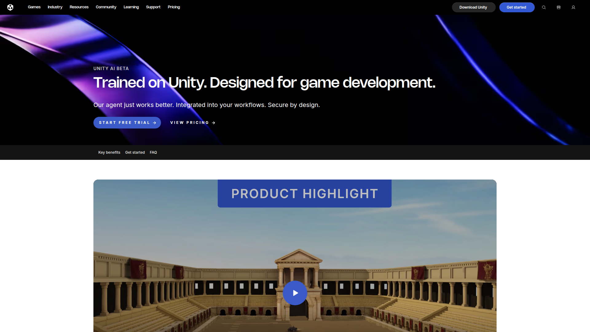 Featured image for Unity AI