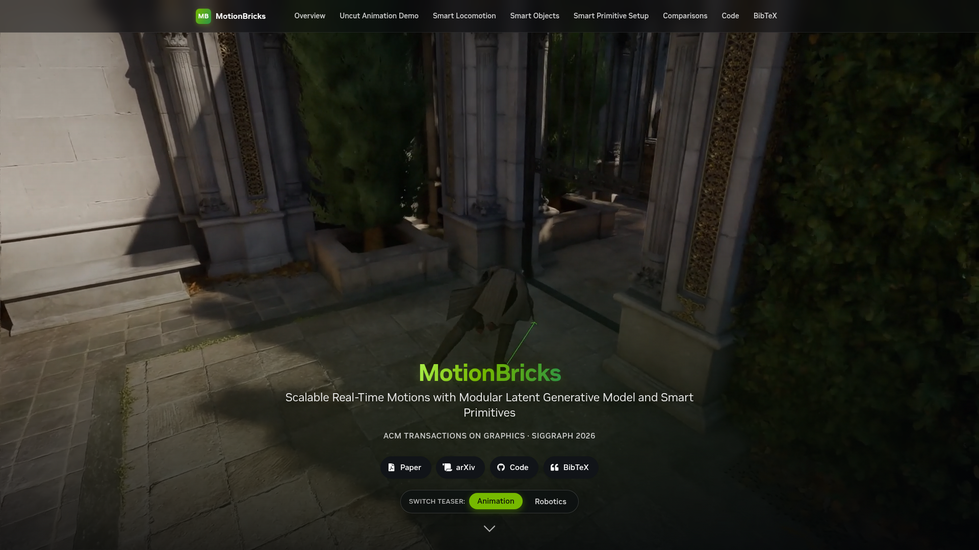 Featured image for MotionBricks by Nvidia