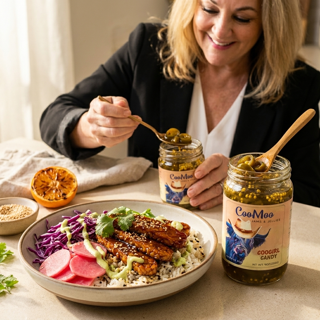 Coogirl Candy Glazed Tempeh Bowl image