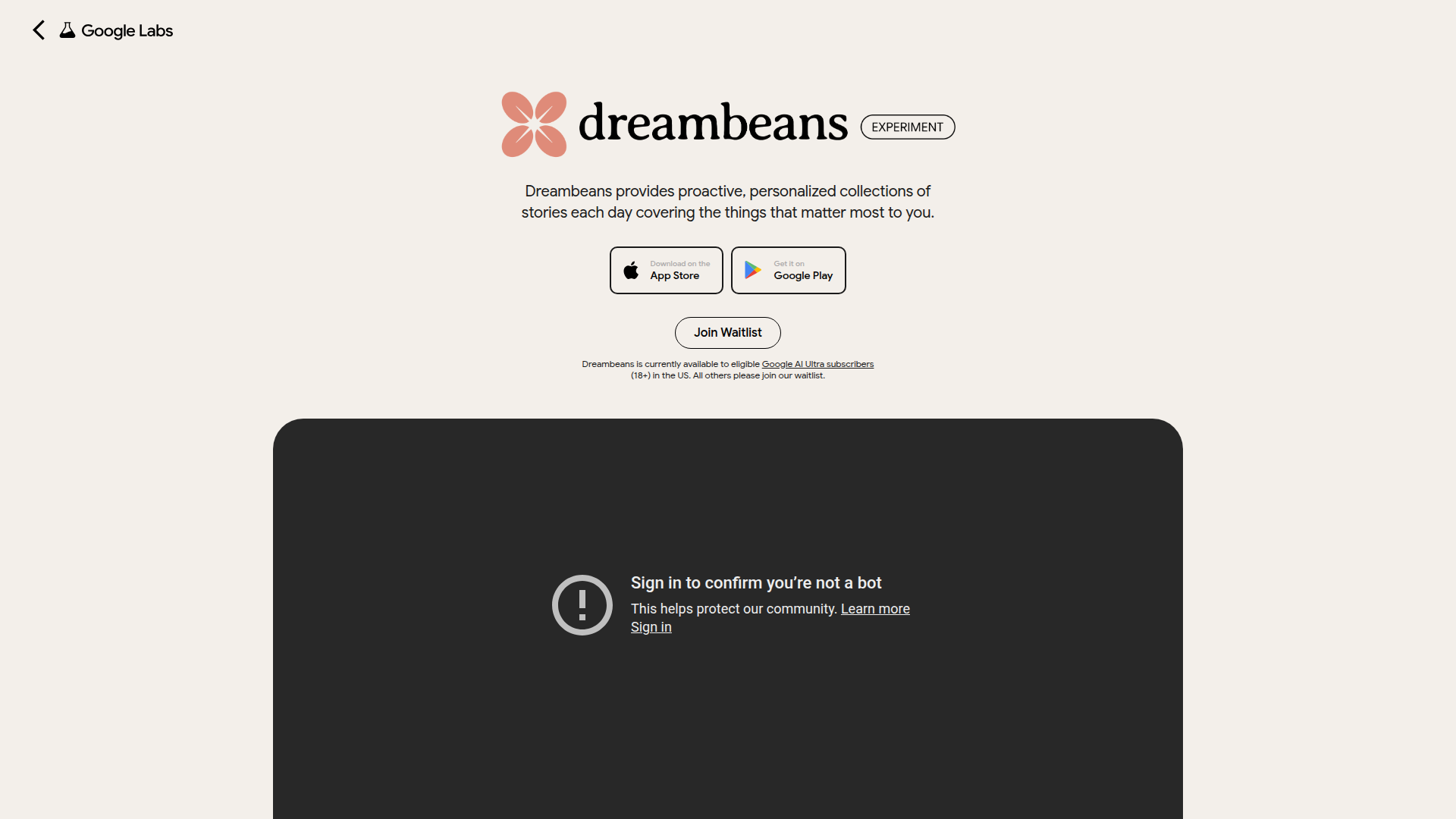 Featured image for Dreambeans by Google