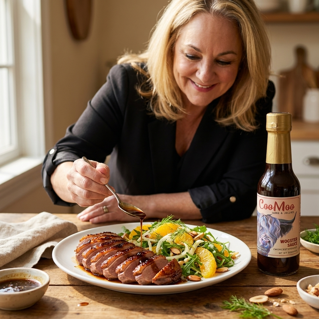 Wooster Glazed Duck Breast with Citrus Fennel Salad image