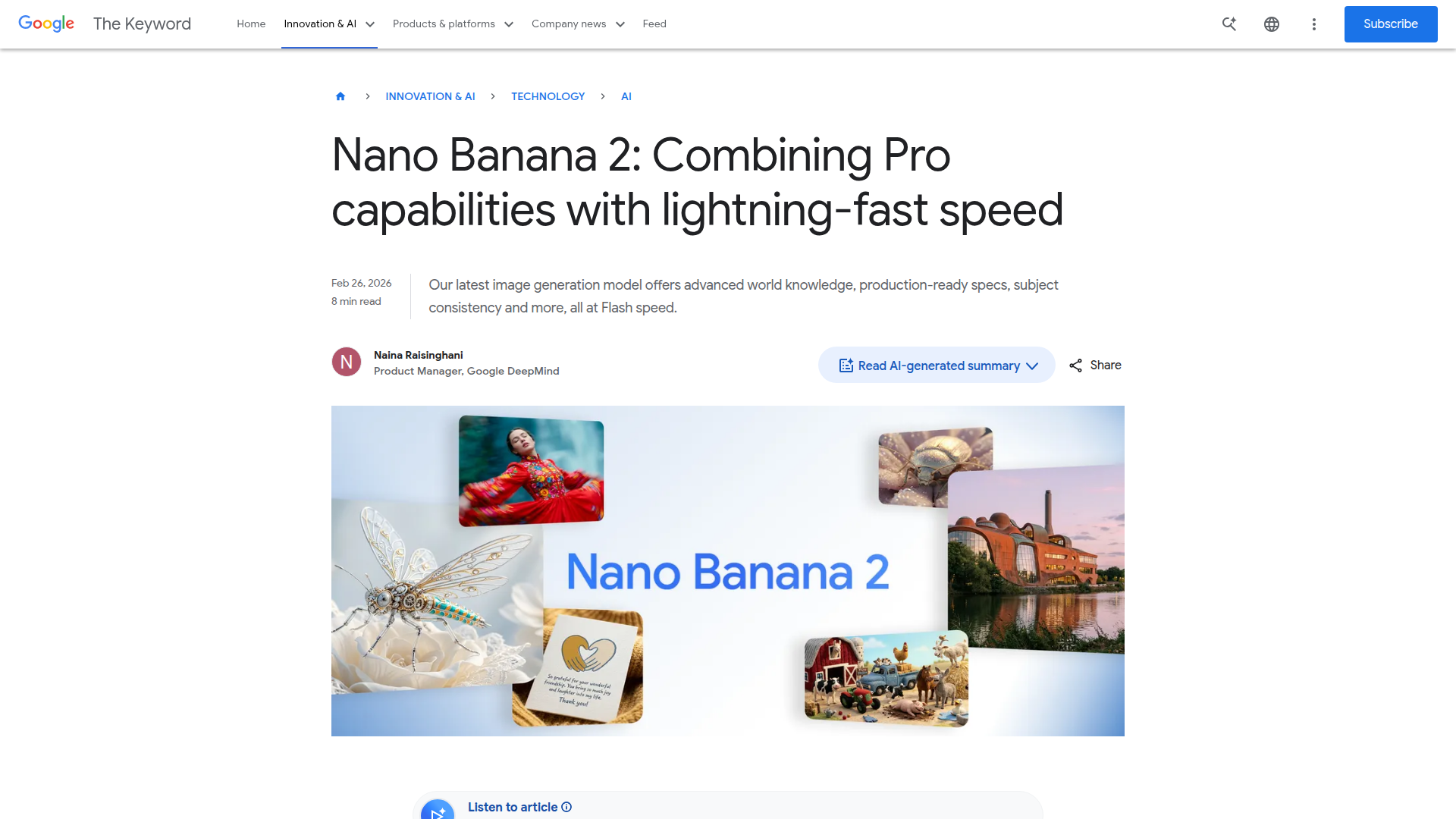 Featured image for Nano Banana 2