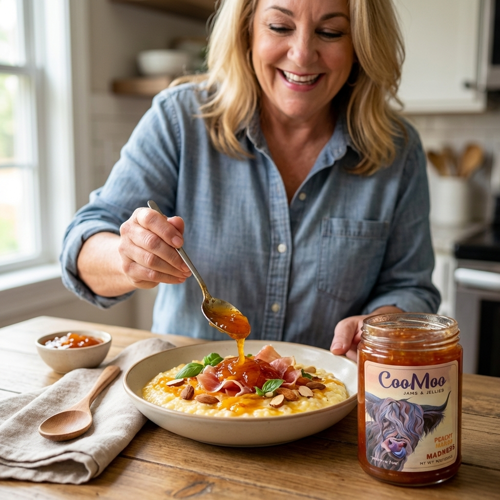 Peachy Mango Madness Rice Pudding