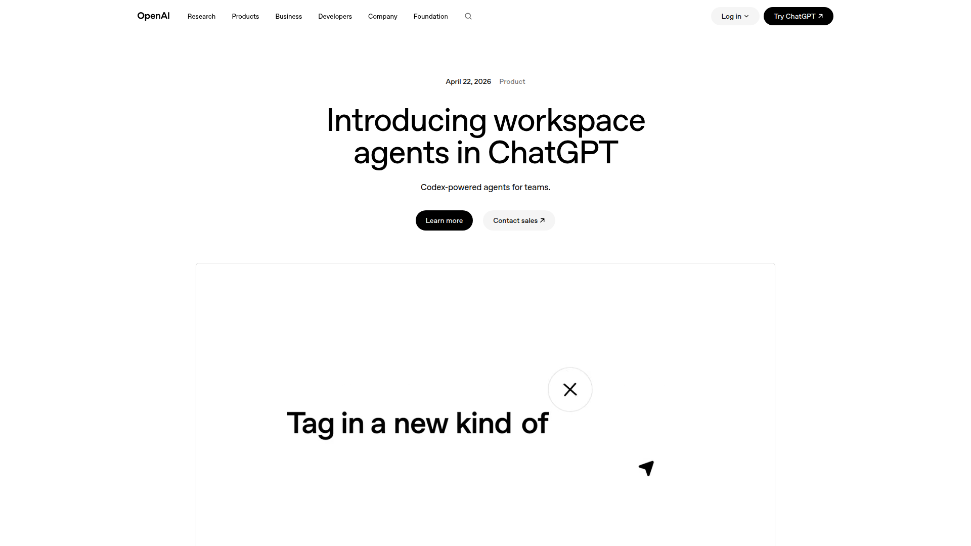 Featured image for Workspace Agents in ChatGPT