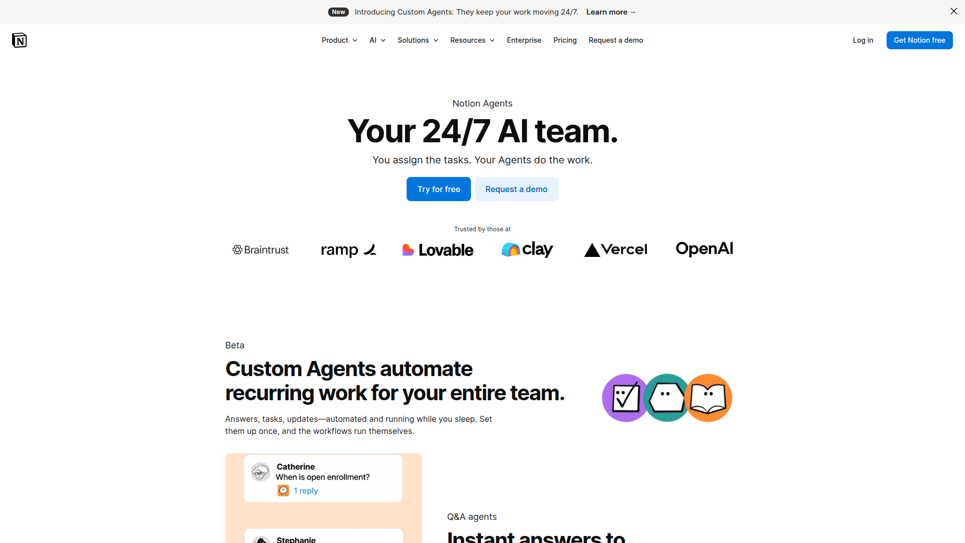 Featured image for Notion Custom Agents