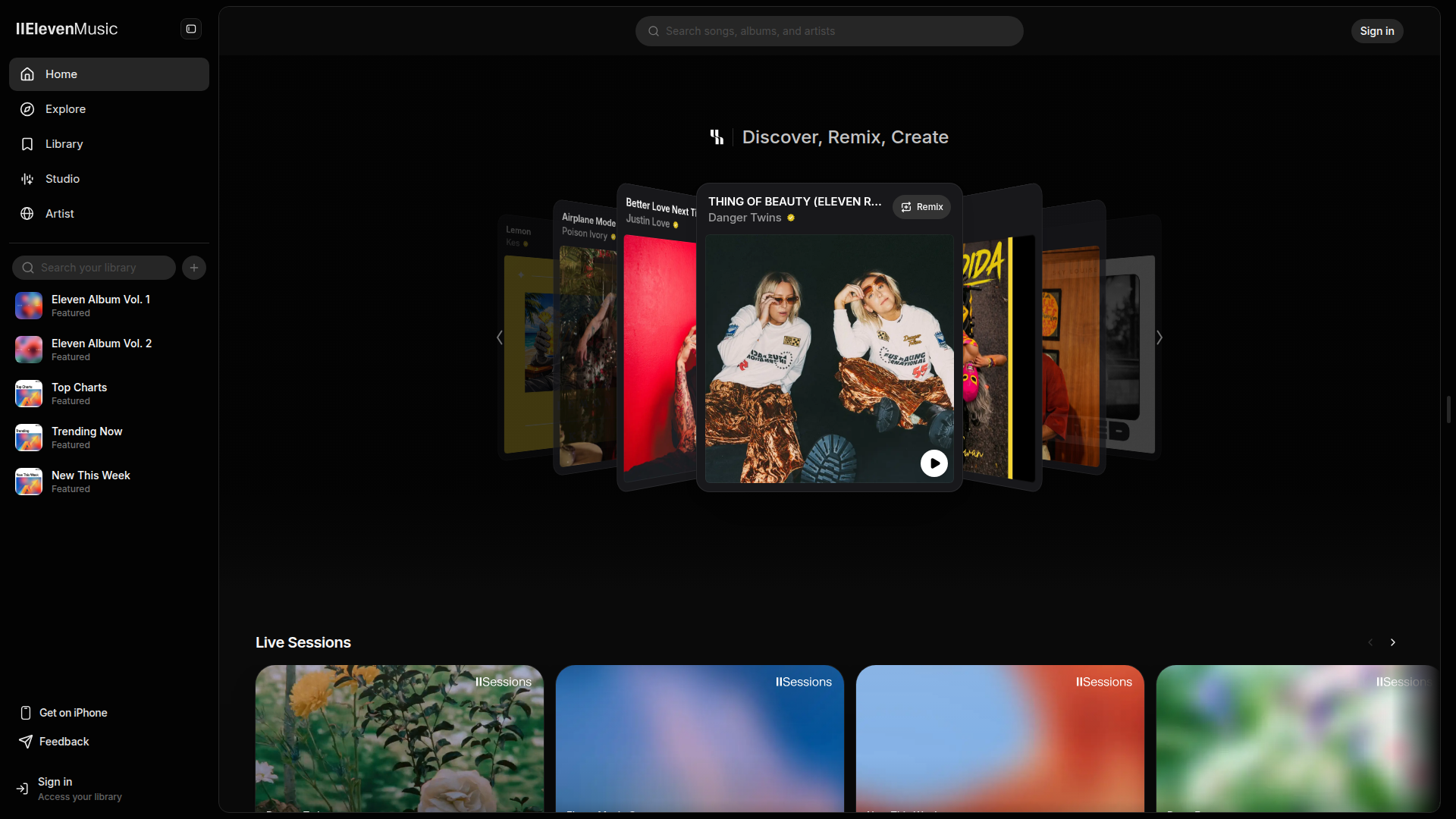 Featured image for ElevenMusic