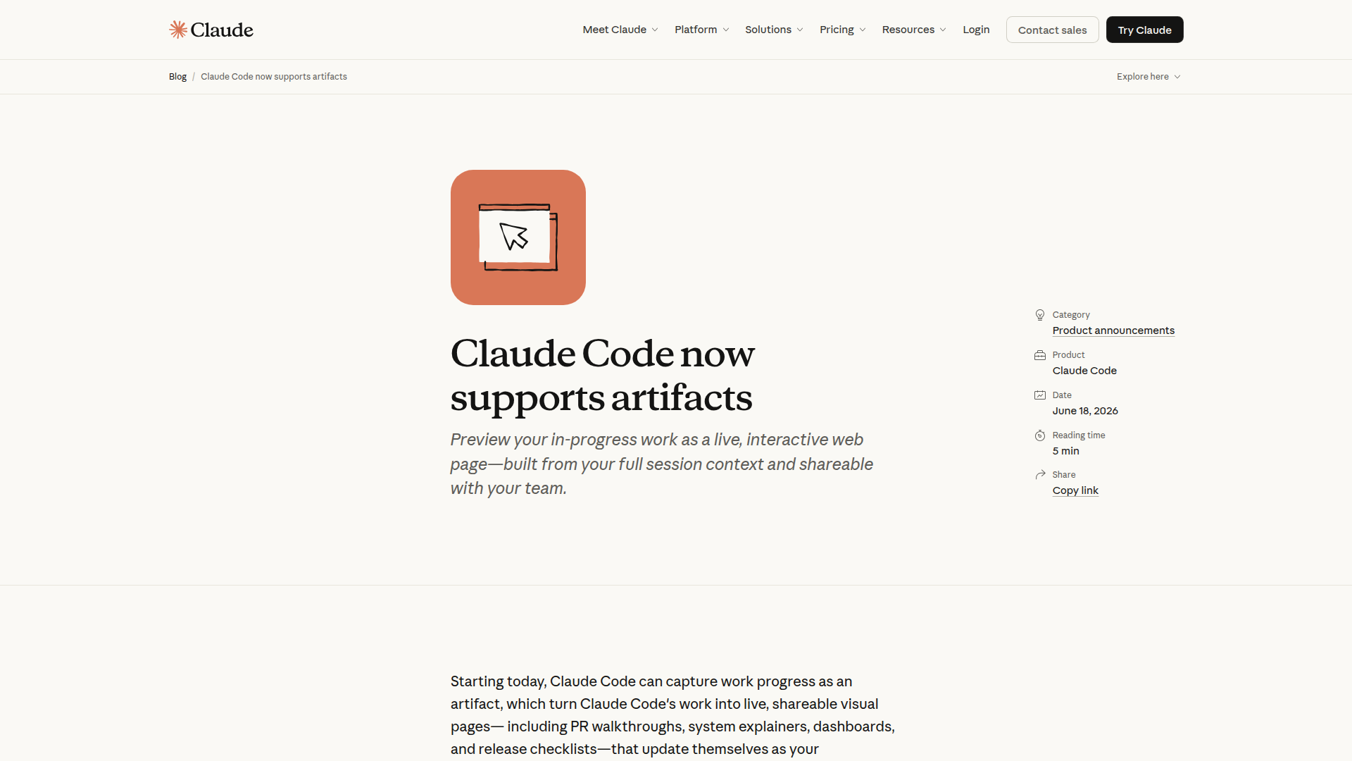Featured image for Claude Code Artifacts