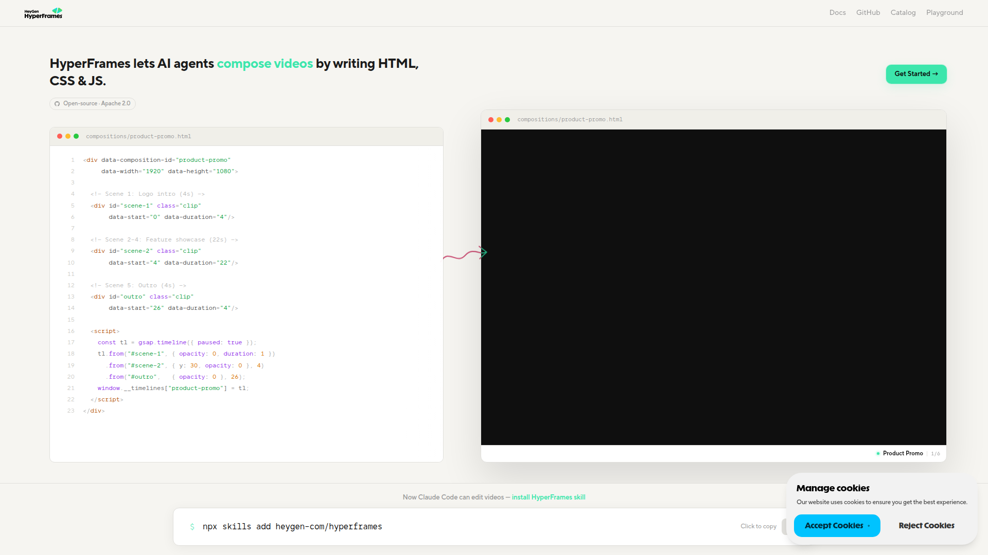 Featured image for Heygen Hyperframes