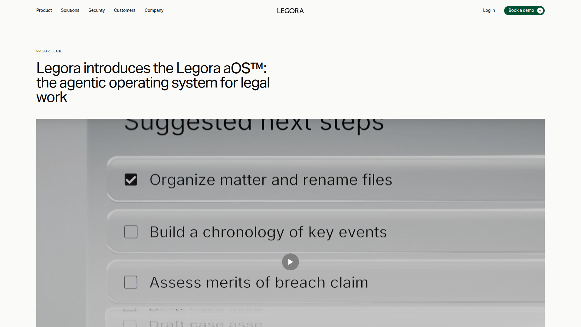 Featured image for Legora aOS