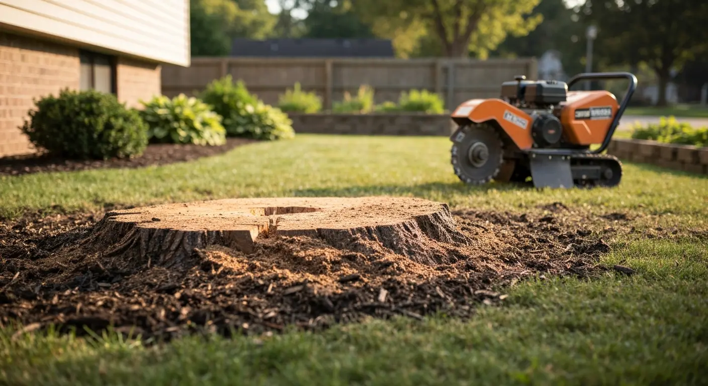Stump grinding