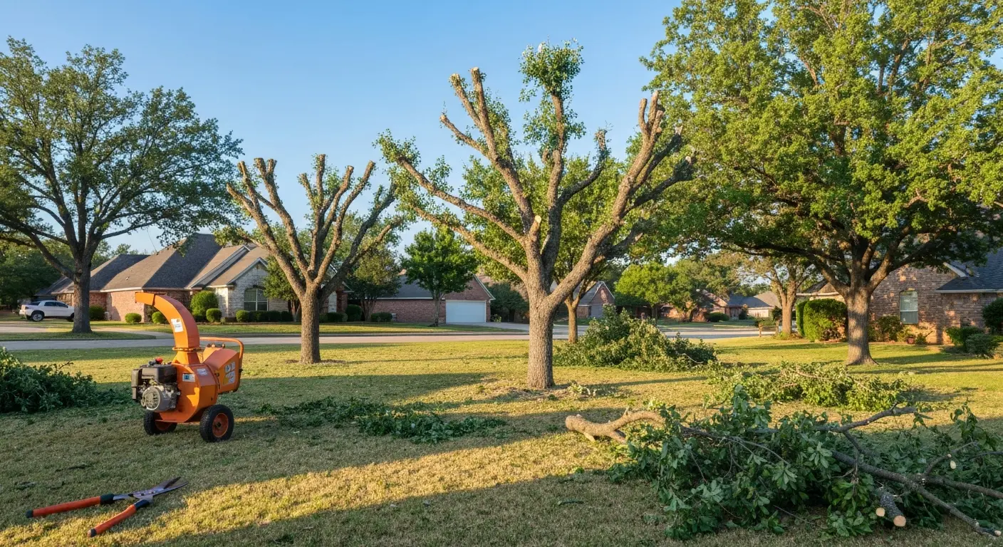 Tree trimming work